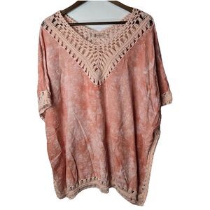 Cupshe Pink Swim Coverup One Size